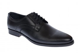 Pantofi barbati, eleganti, din piele naturala, Negru, GKR31N